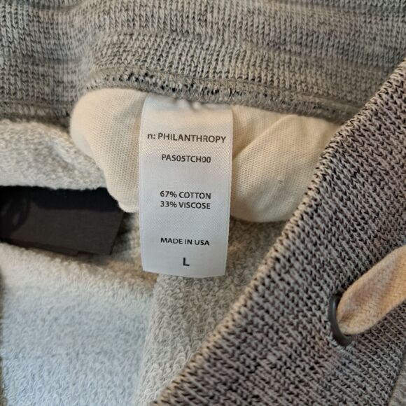 N:PHILANTHROPY Gravity Joggers In Gray Cotton Viscose Blend Women's Large NWT - Picture 10 of 14